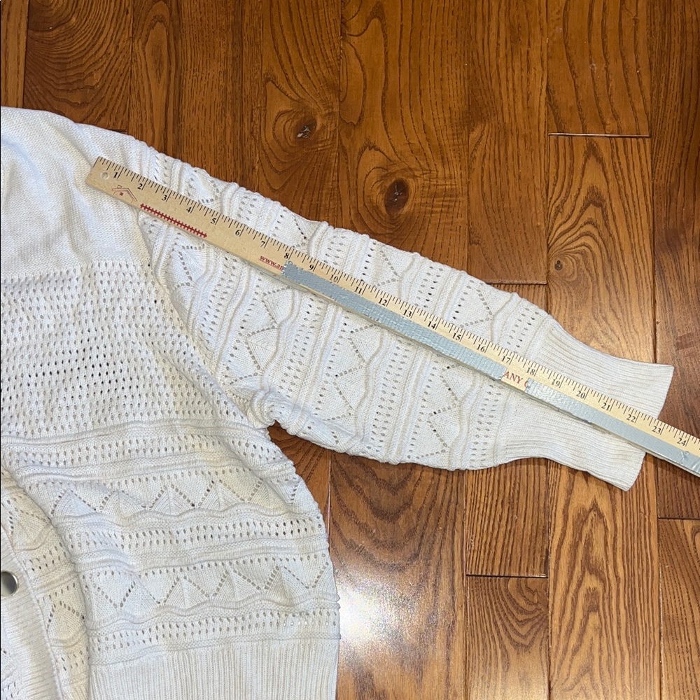 Ophelia Roe Beige Button-Up Cardigan 3X - Picture 12 of 12